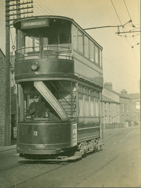 Lancashire, Milnes 2-axle motor car Nr. 3