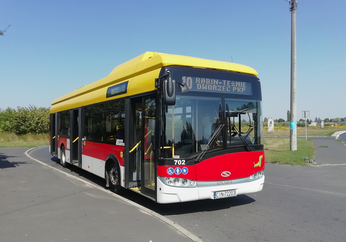 Inowrocław, Solaris Urbino III 12 Electric č. 702
