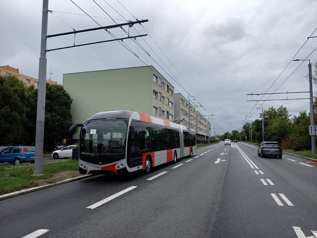 Прага, SOR TNS 18 (Cegelec) № 112; Прага — Троллейбусные линии и инфраструктура