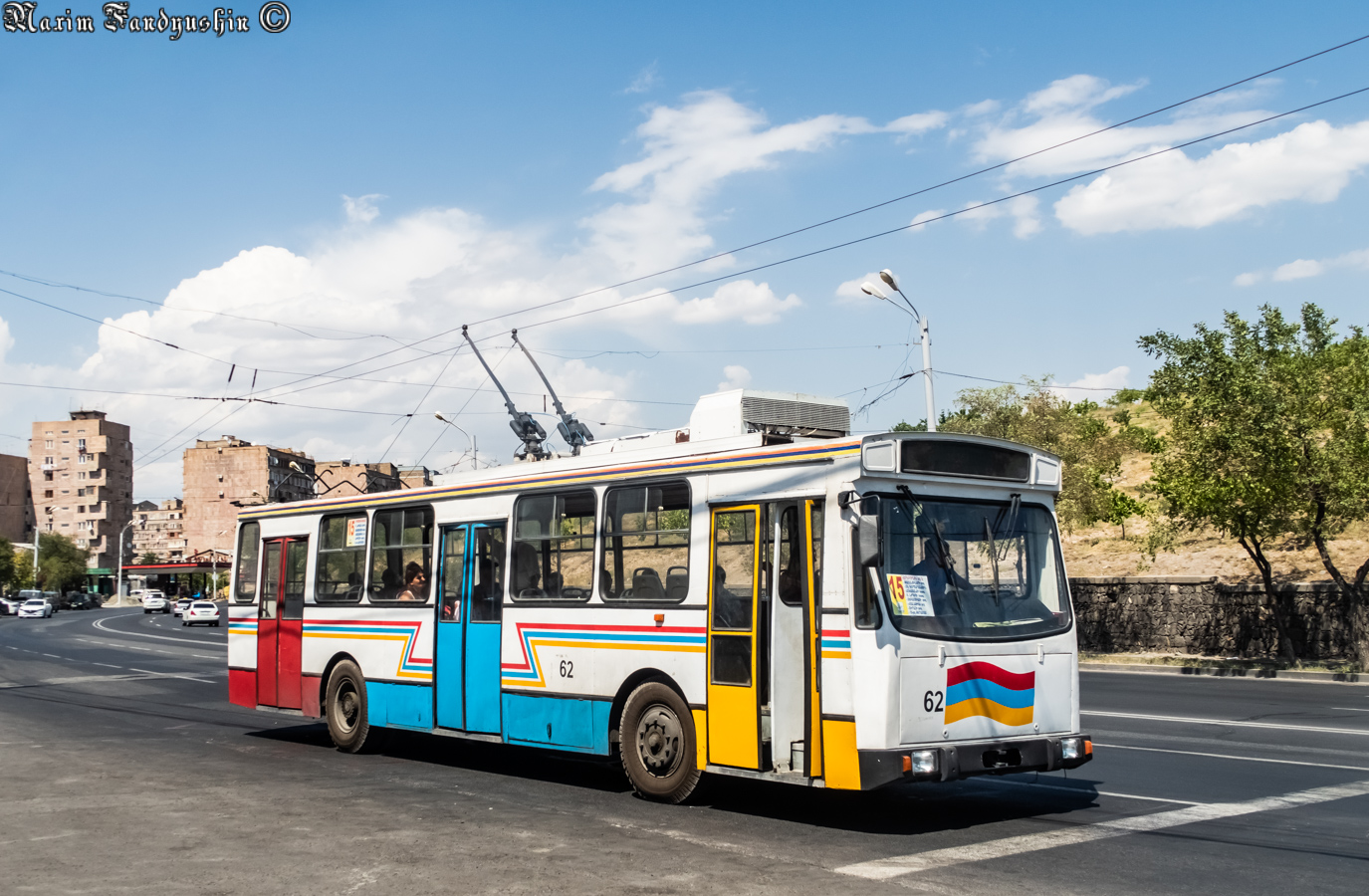 Ереван, Škoda 14Tr № 62