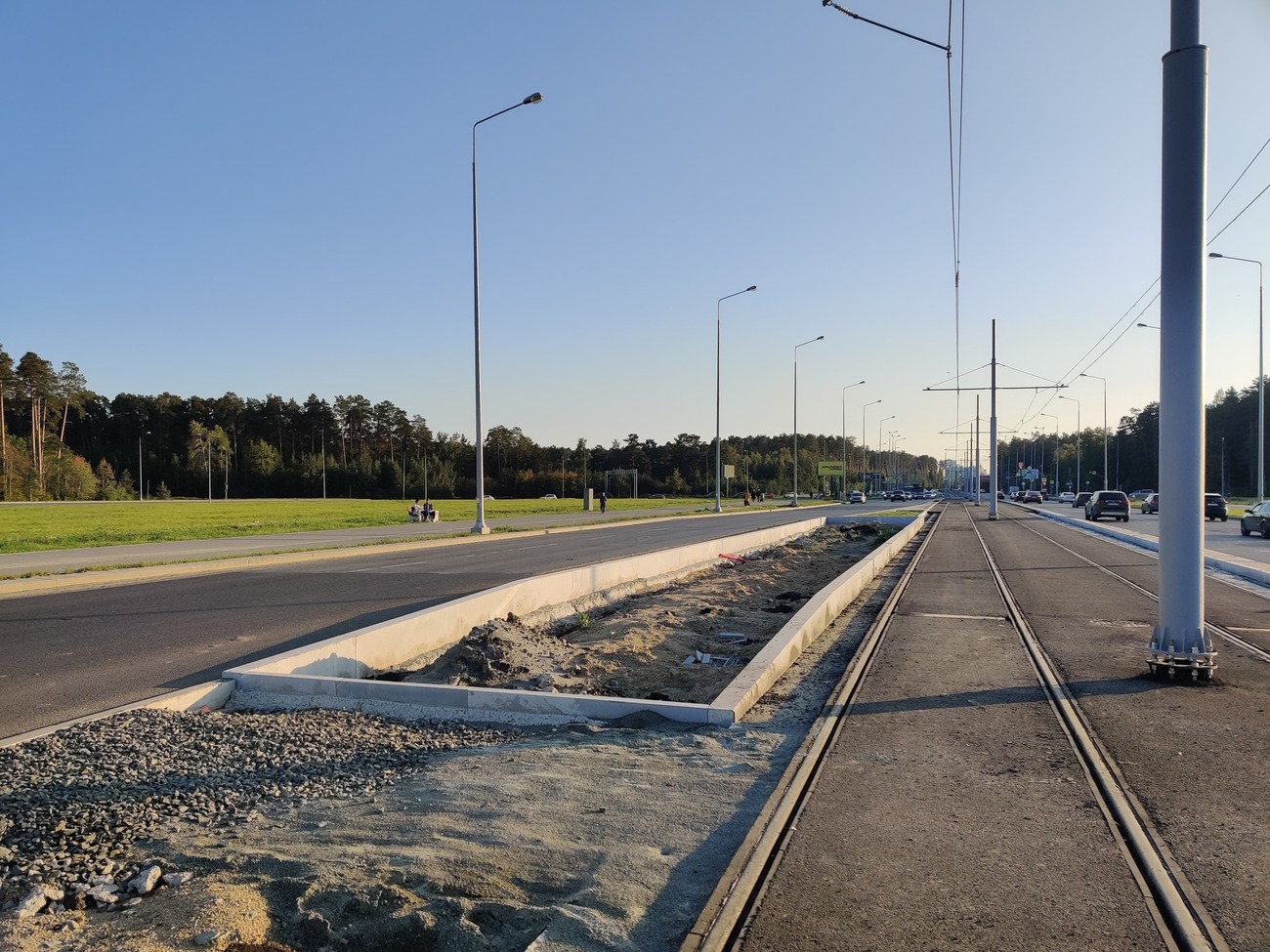 Yekaterinburg — The construction of a tram line to Akademichesky