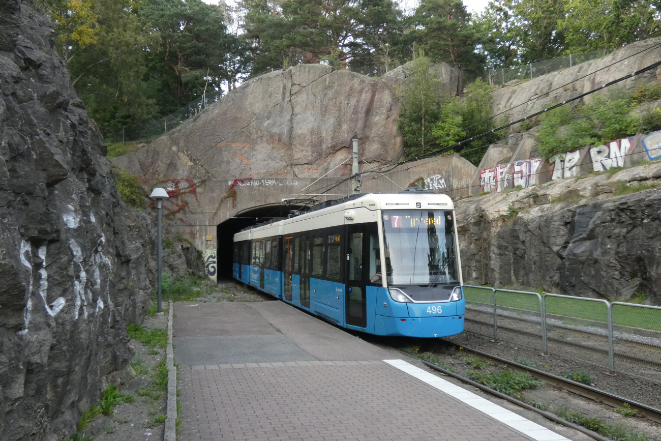 Гётеборг, Alstom M33B Flexity Göteborg № 496