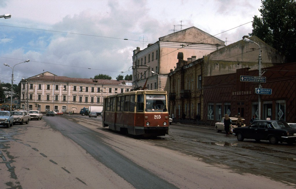 Smolensk, 71-605A № 203; Smolensk — Dismantling and abandoned lines; Smolensk — Historical photos (1992 — 2001)