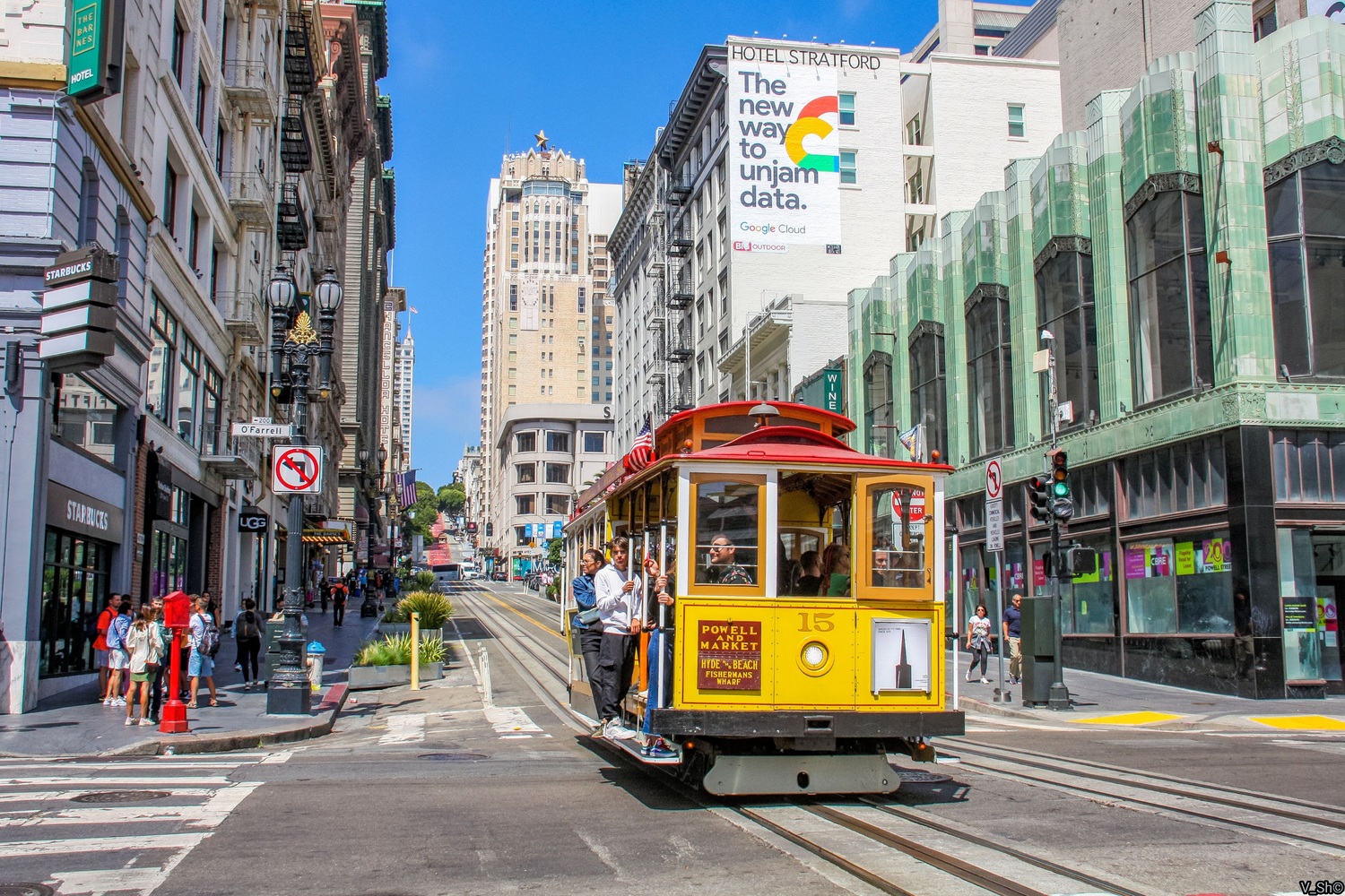 Сан-Франциско, область залива, Muni cable car № 15; Сан-Франциско, область залива — Линии и инфраструктура кабельного трамвая