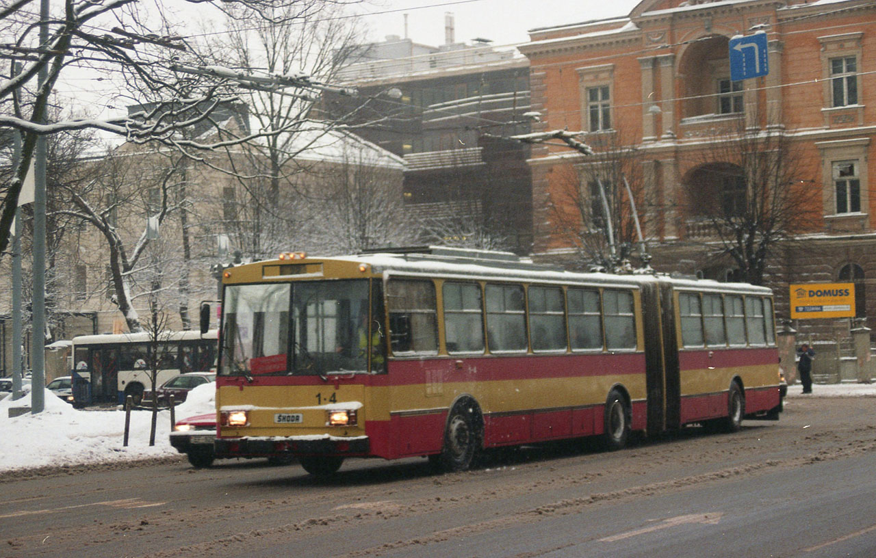 Рига, Škoda 15Tr02/6 № 1-4