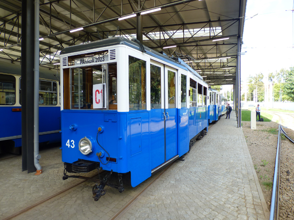 Краков, Konstal 4N № 43; Краков — Парад исторических и современных трамваев 2023