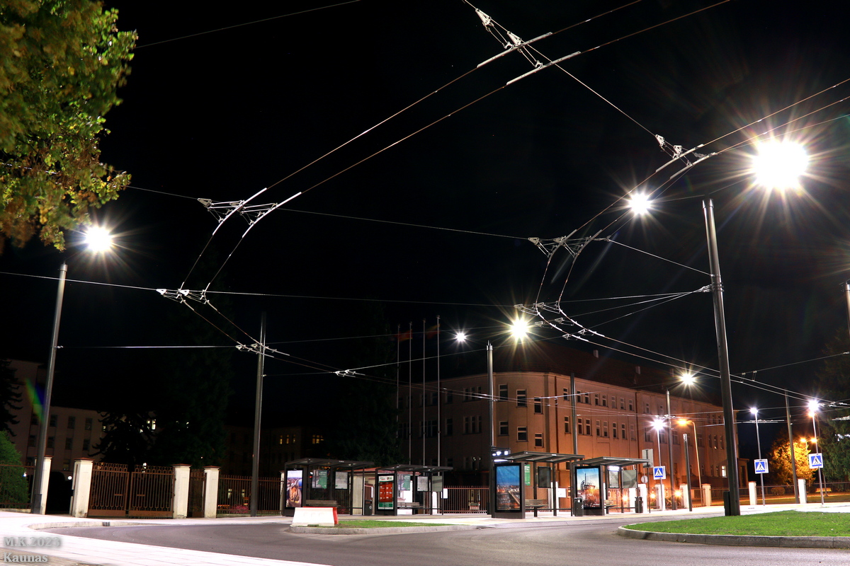 Каунас — Троллейбусная сеть и инфраструктура
