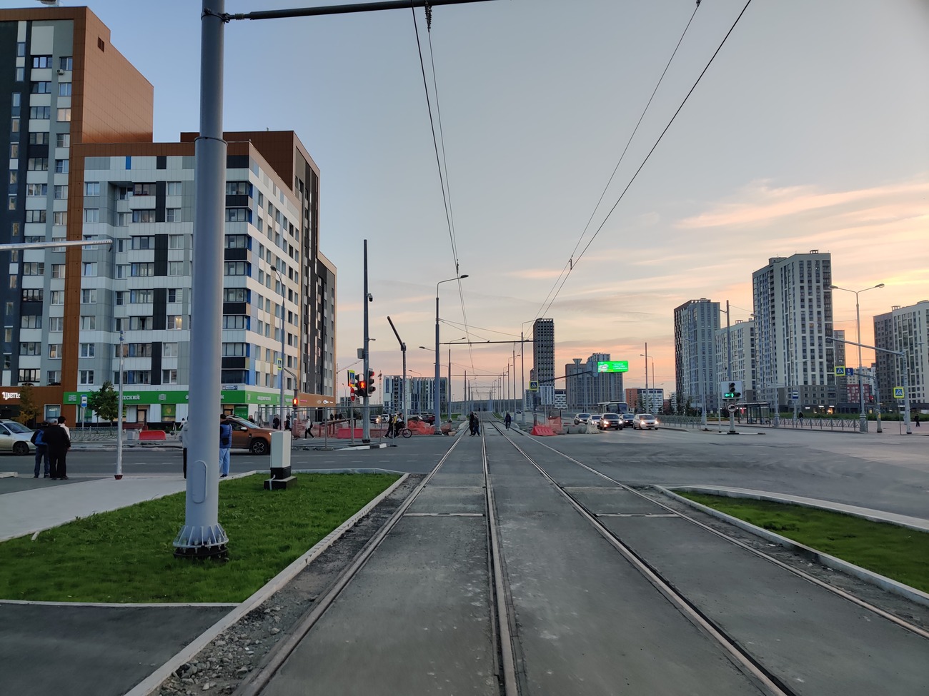 Екатеринбург — Строительство трамвайной линии в Академический район