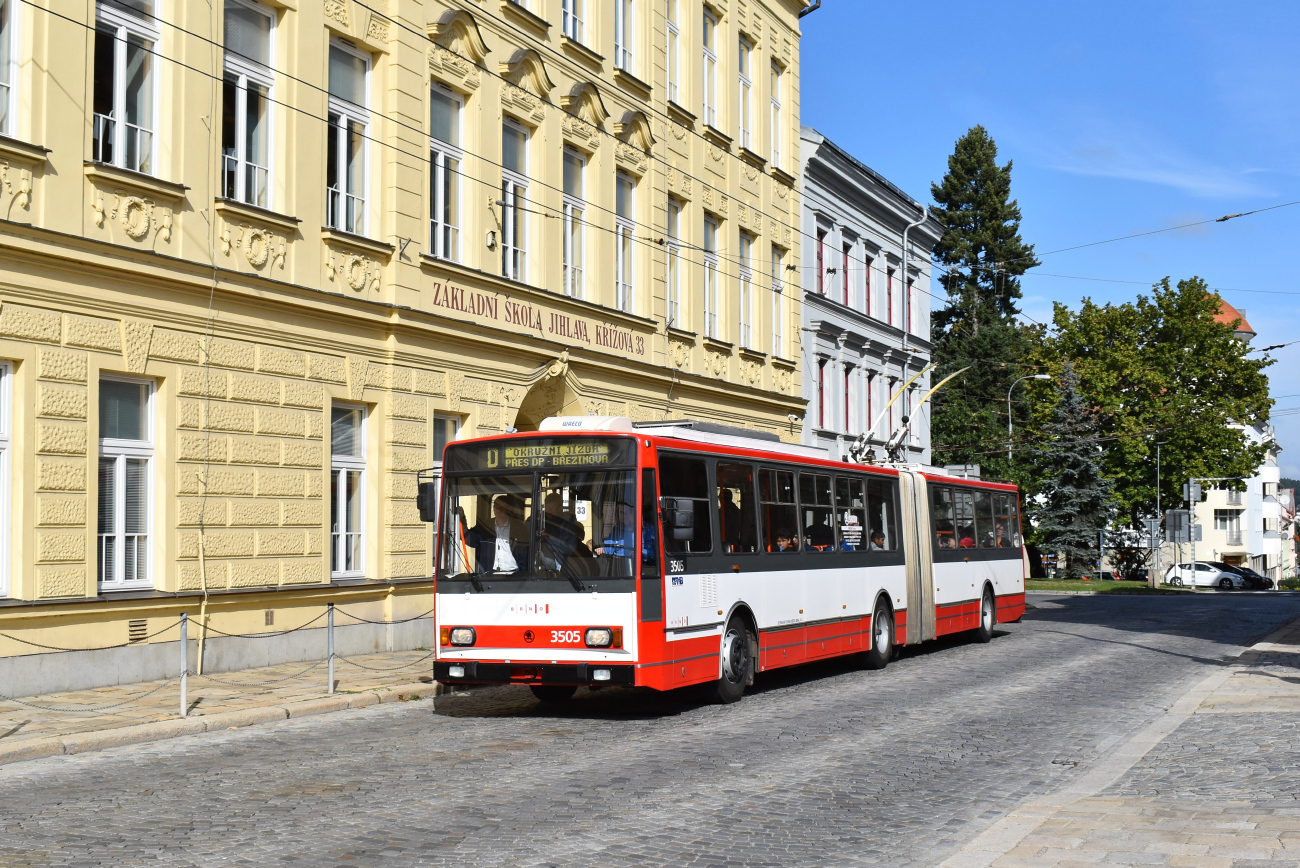 Brno, Škoda 15TrM № 3505; Jihlava — Anniversary: 75 years of trolleybuses and 80 years of buses in Jihlava (23-24.09.2023)