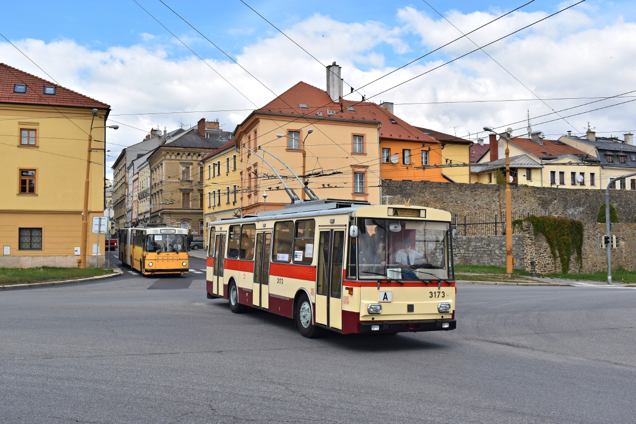 Брно, Škoda 14Tr01 № 3173; Йиглава — Юбилей: 75 лет троллейбусу и 80 лет автобусу в Йиглаве (23-24.09.2023)
