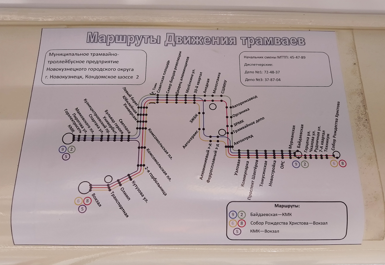 Новокузнецк — Схемы