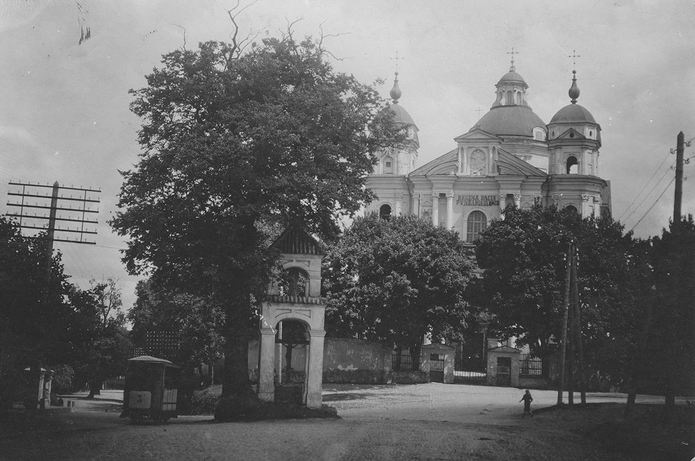 Вильнюс, Двухосный моторный вагон № 3; Вильнюс — Старые фотографии; Вильнюс — Трамвай