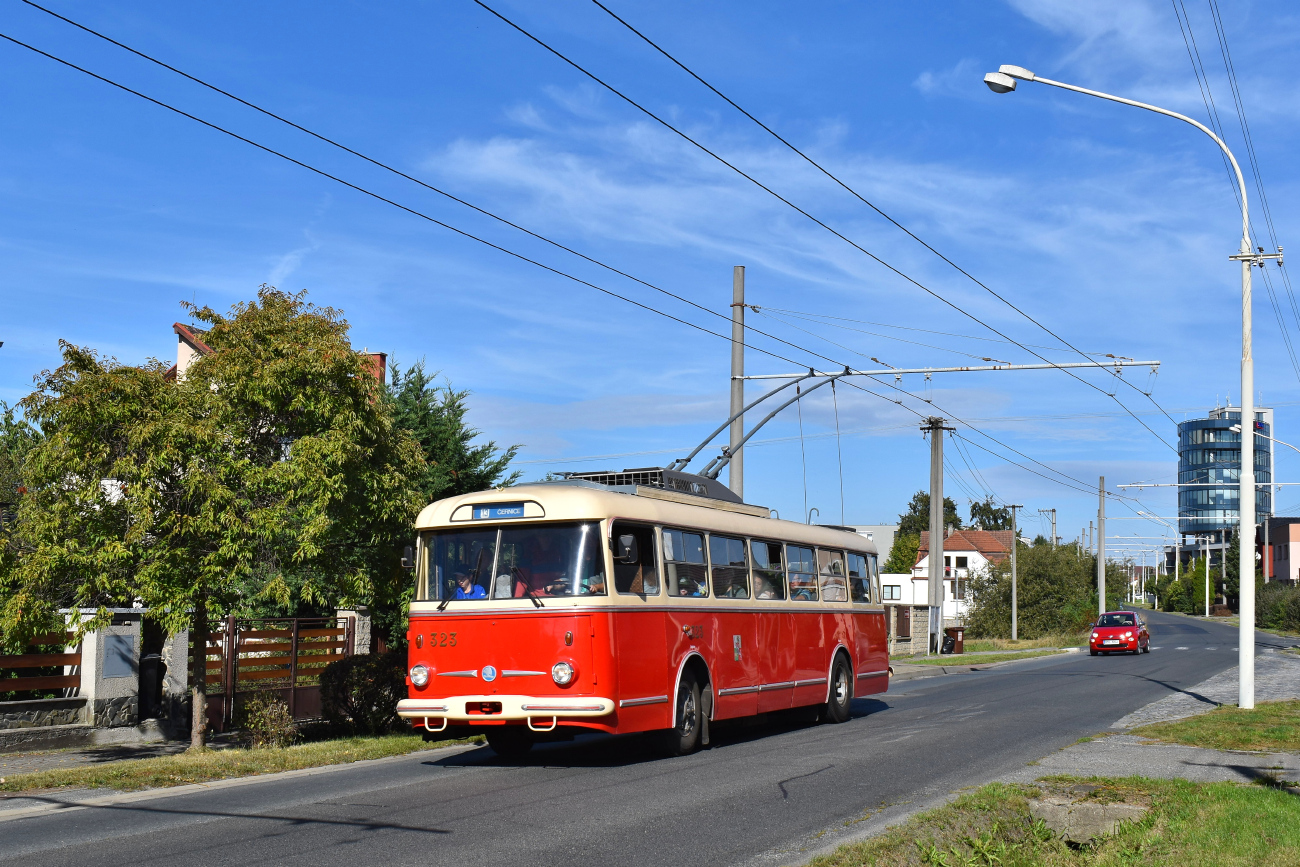 Пльзень, Škoda 9TrHT26 № 323; Пльзень — Празднование 70-летия троллейбусов в Чернице