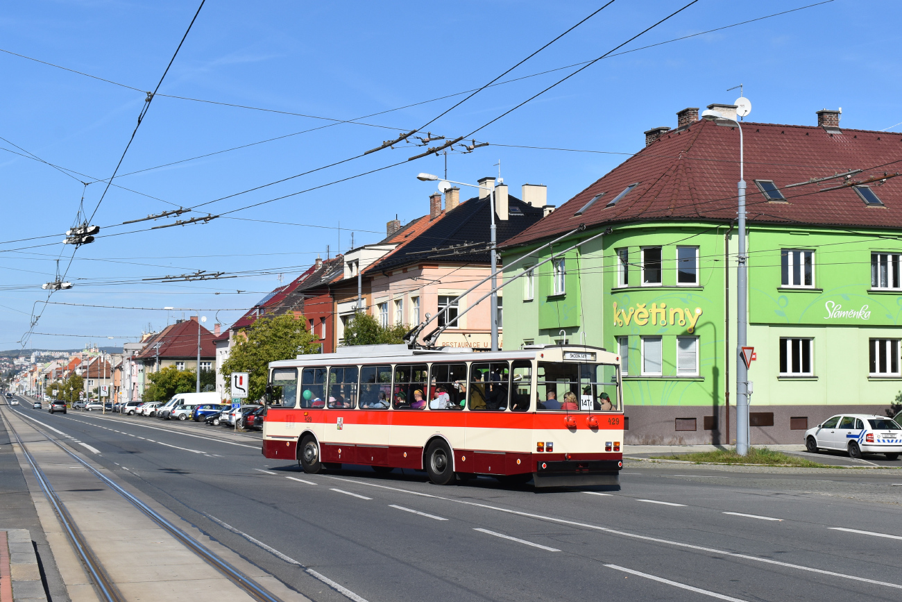 Пльзень, Škoda 14Tr08/6 № 429; Пльзень — Празднование 70-летия троллейбусов в Чернице