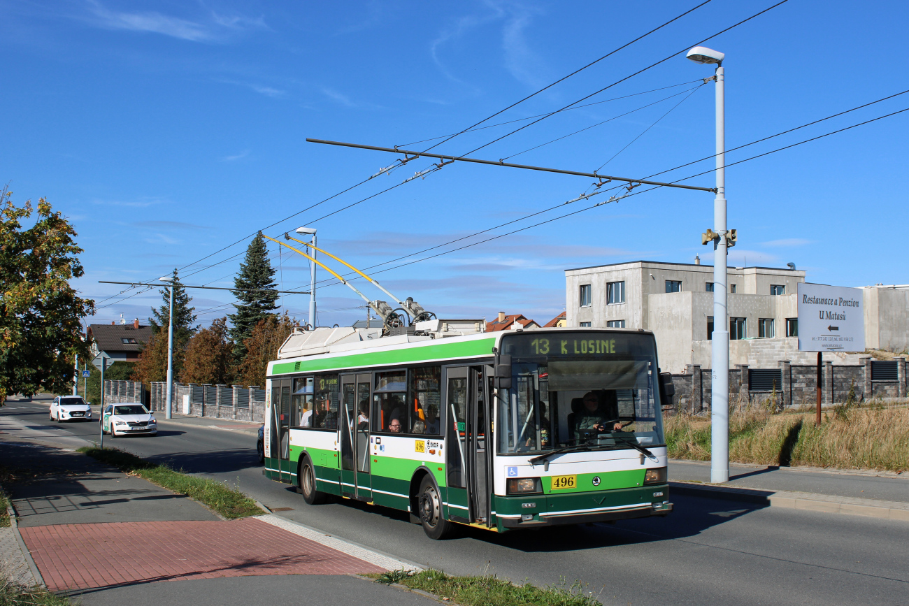 Пльзень, Škoda 21TrACI № 496; Пльзень — Празднование 70-летия троллейбусов в Чернице