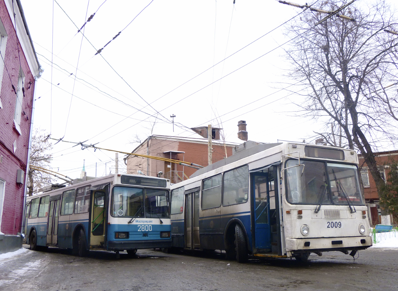 Москва — Троллейбусные парки: [2] территория на Новорязанской улице