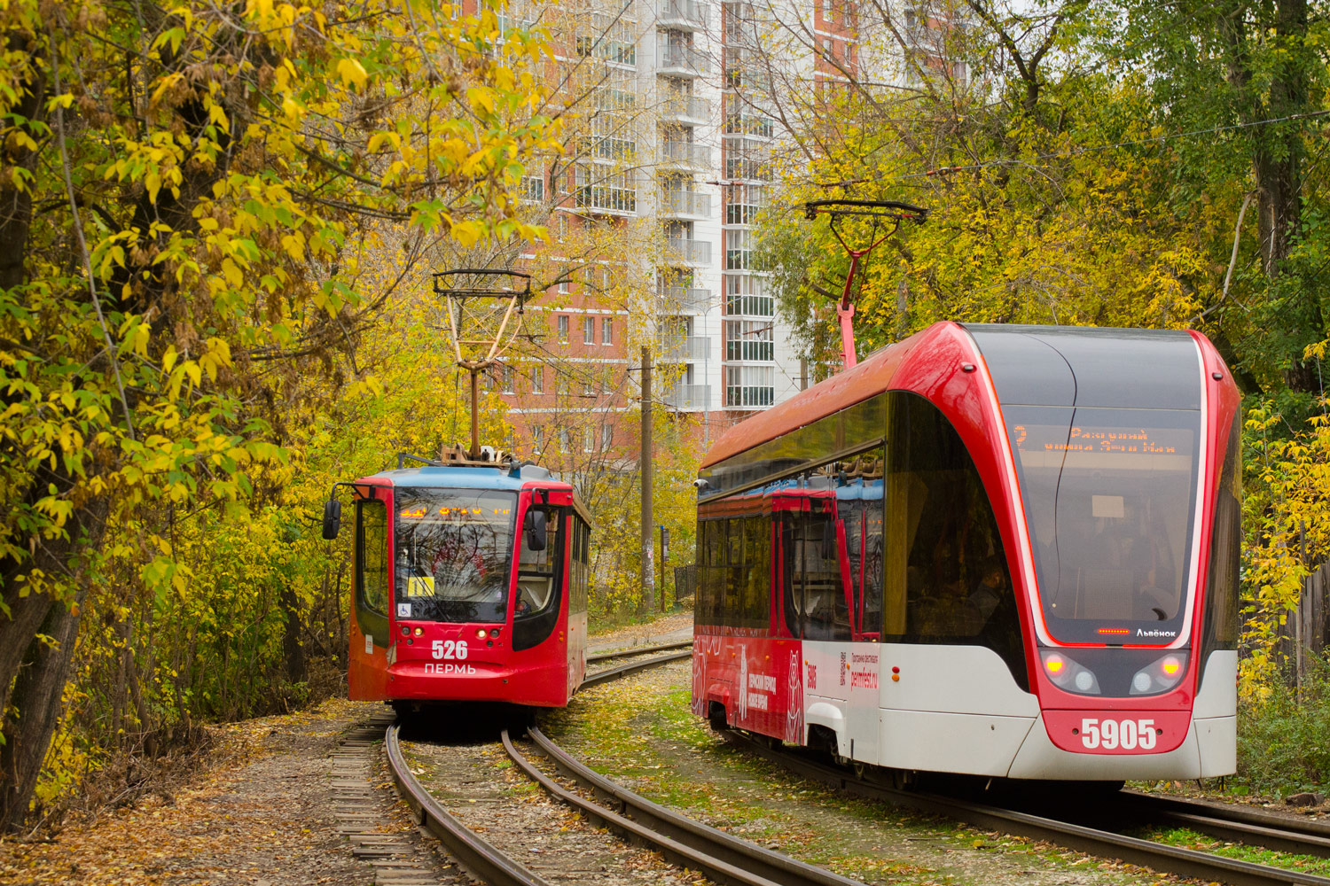 Пермь, 71-623-00 № 526; Пермь, 71-911ЕМ «Львёнок» № 5905