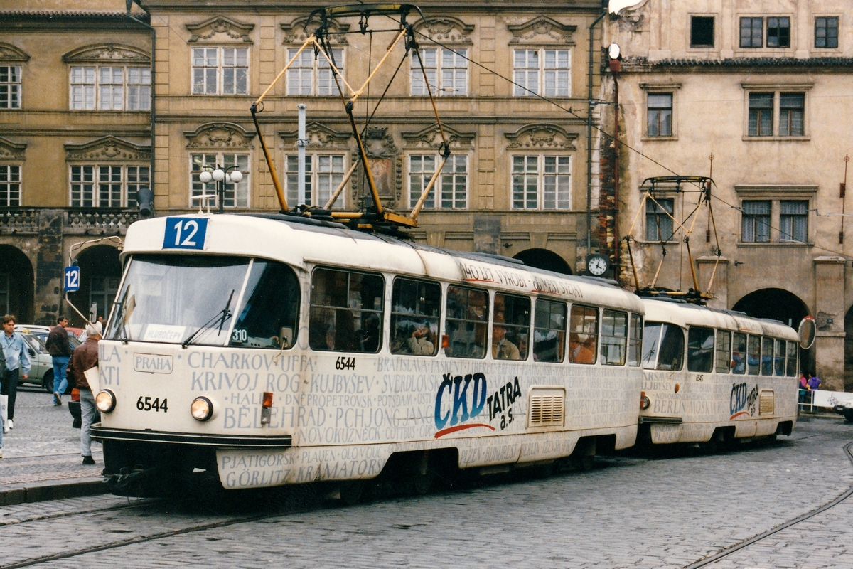 Прага, Tatra T3 № 6544
