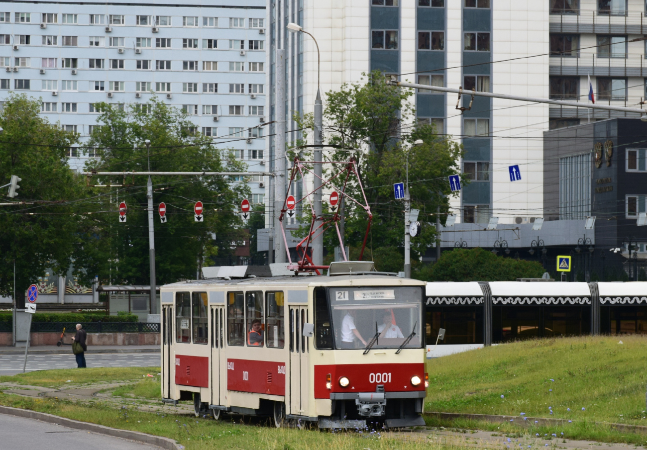 Москва, Tatra T6B5SU № 0001; Москва — День Московского транспорта 8 июля 2023