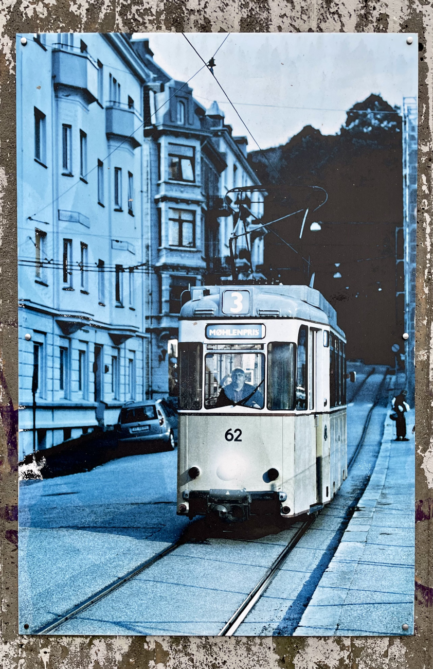 Берген, Reko TZ69 № 62; Берген — Разные фотографии; Берген — Трамвайные линии и инфраструктура