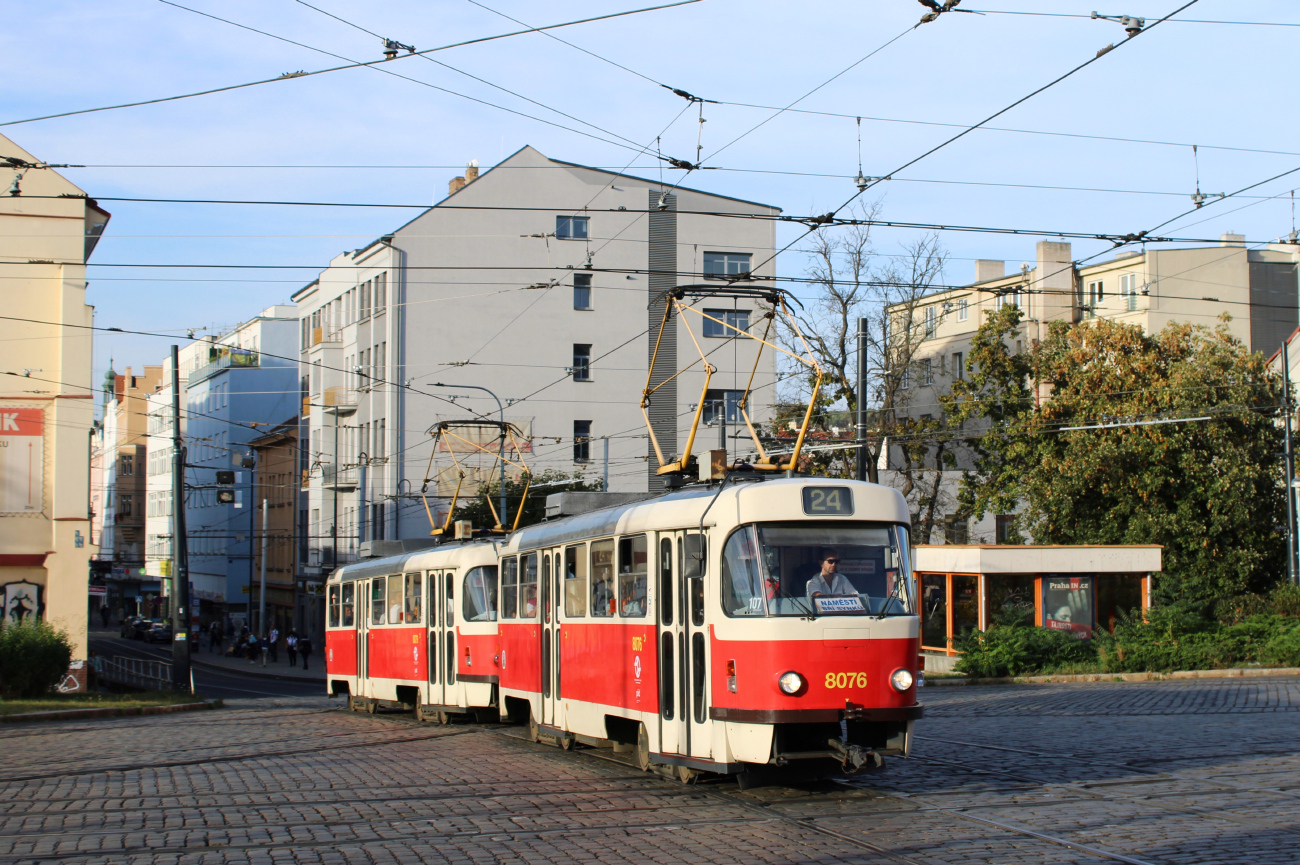 Prága, Tatra T3M2-DVC — 8076