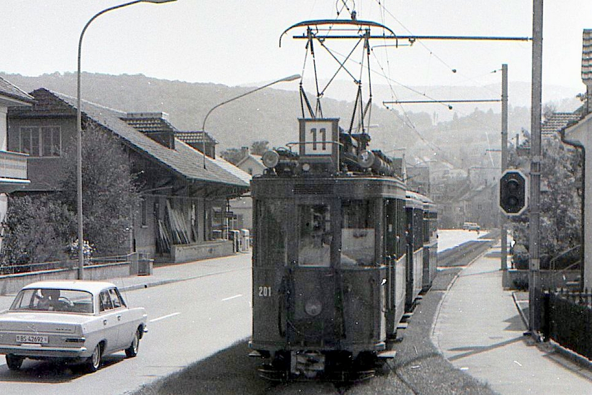 Базель, SIG/BBC Ce 2/2 № 201; Базель — Старые фотографии