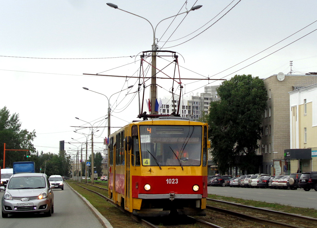 Барнаул, Tatra T6B5SU № 1023