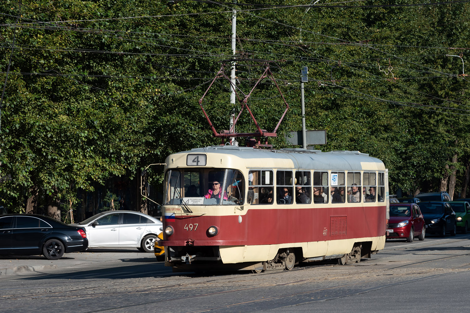 Yekaterinburg, Tatra T3SU (2-door) # 497