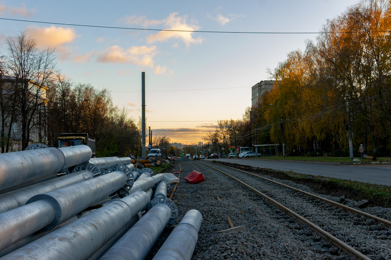 Ņižņij Novgorod — Repair of the tram line under the concession agreement. Stage №3