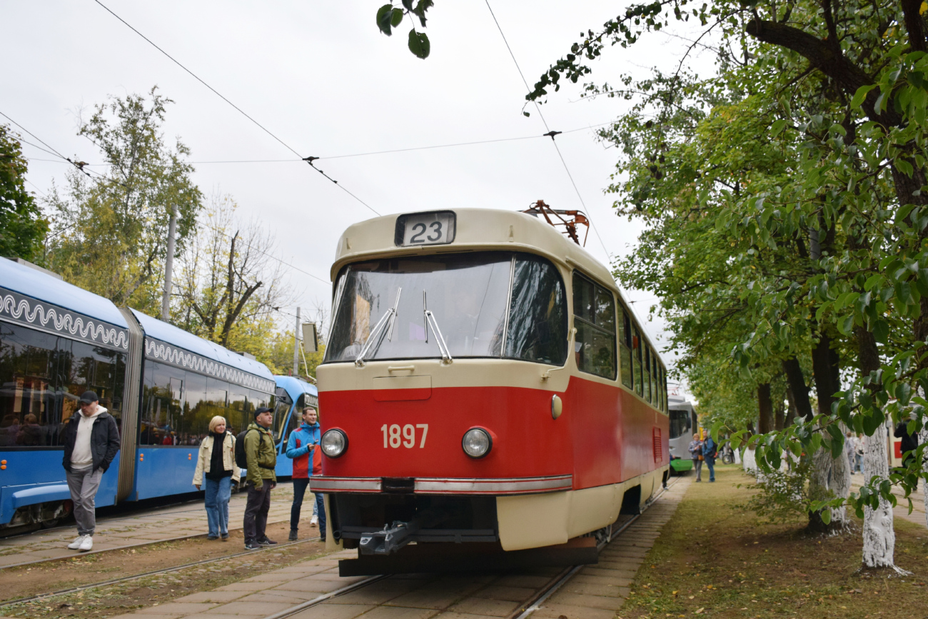 Москва, Tatra T3SU (двухдверная) № 1897; Москва — Парад и выставка трамваев в честь Дня города 9 сентября 2023