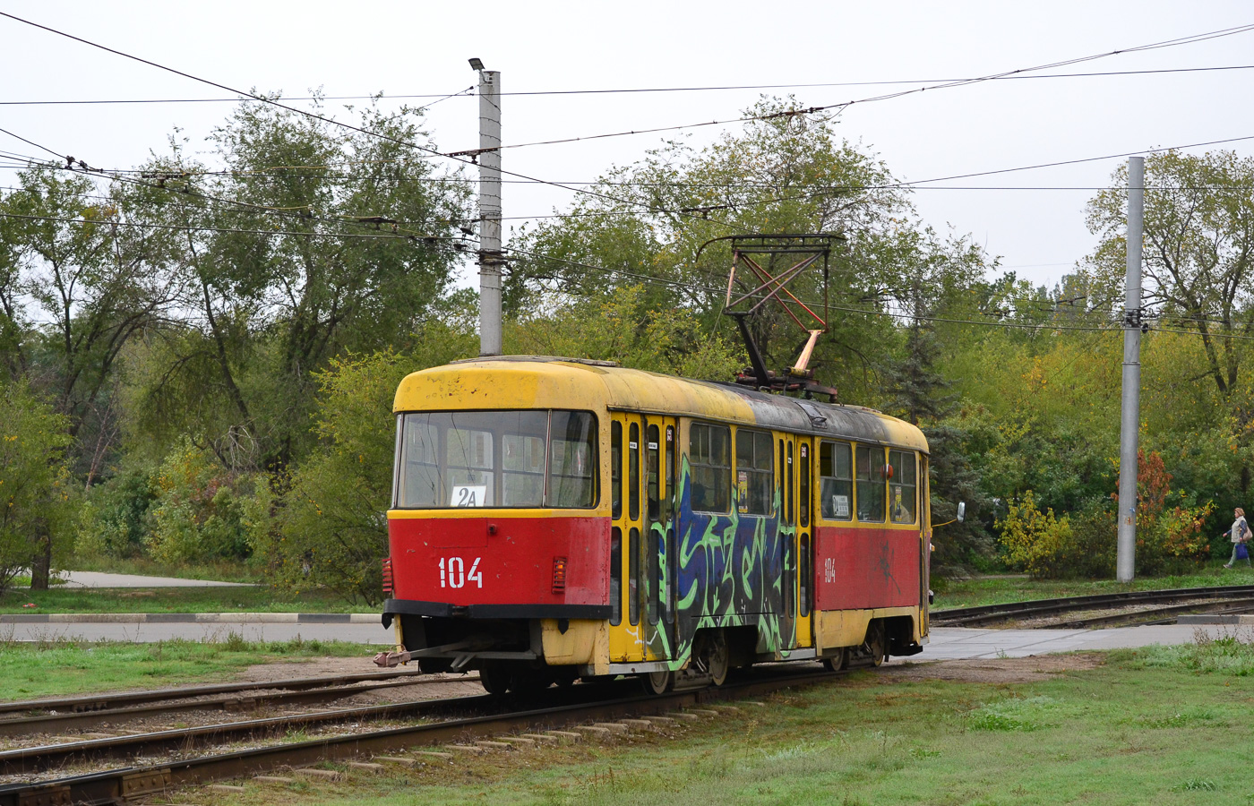 Волжский, Tatra T3SU № 104