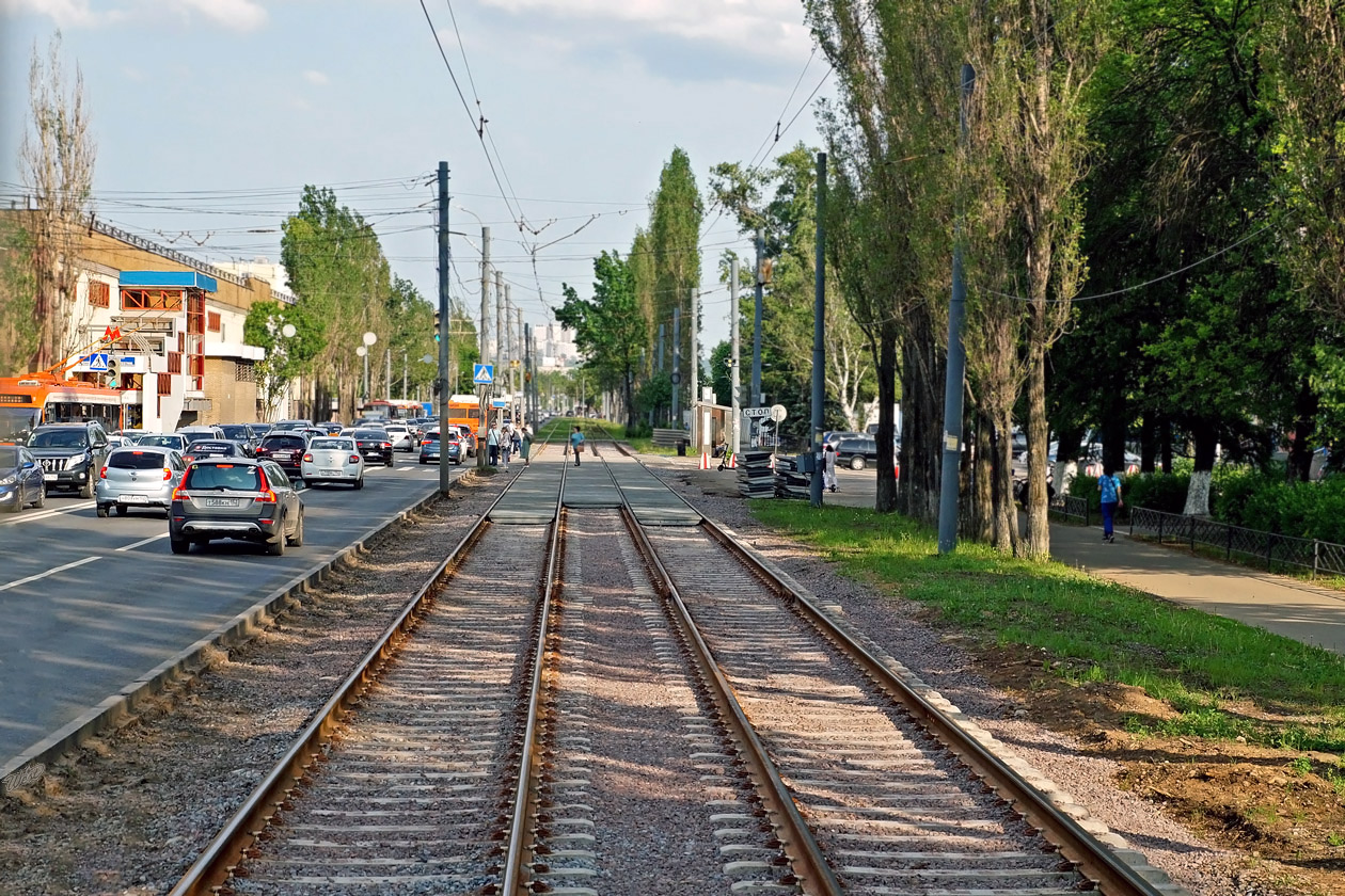 Žemutinis Naugardas — Repair of the tram line under the concession agreement. Stage №1; Žemutinis Naugardas — Tram lines