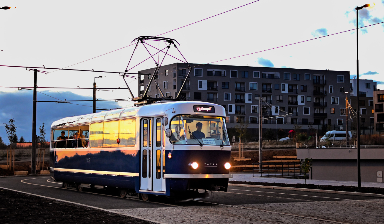 Прага, Tatra T3R.P № 5573; Прага — Строительство и oткрытие новой трамвайной линии Divoká Šárka — Dědina