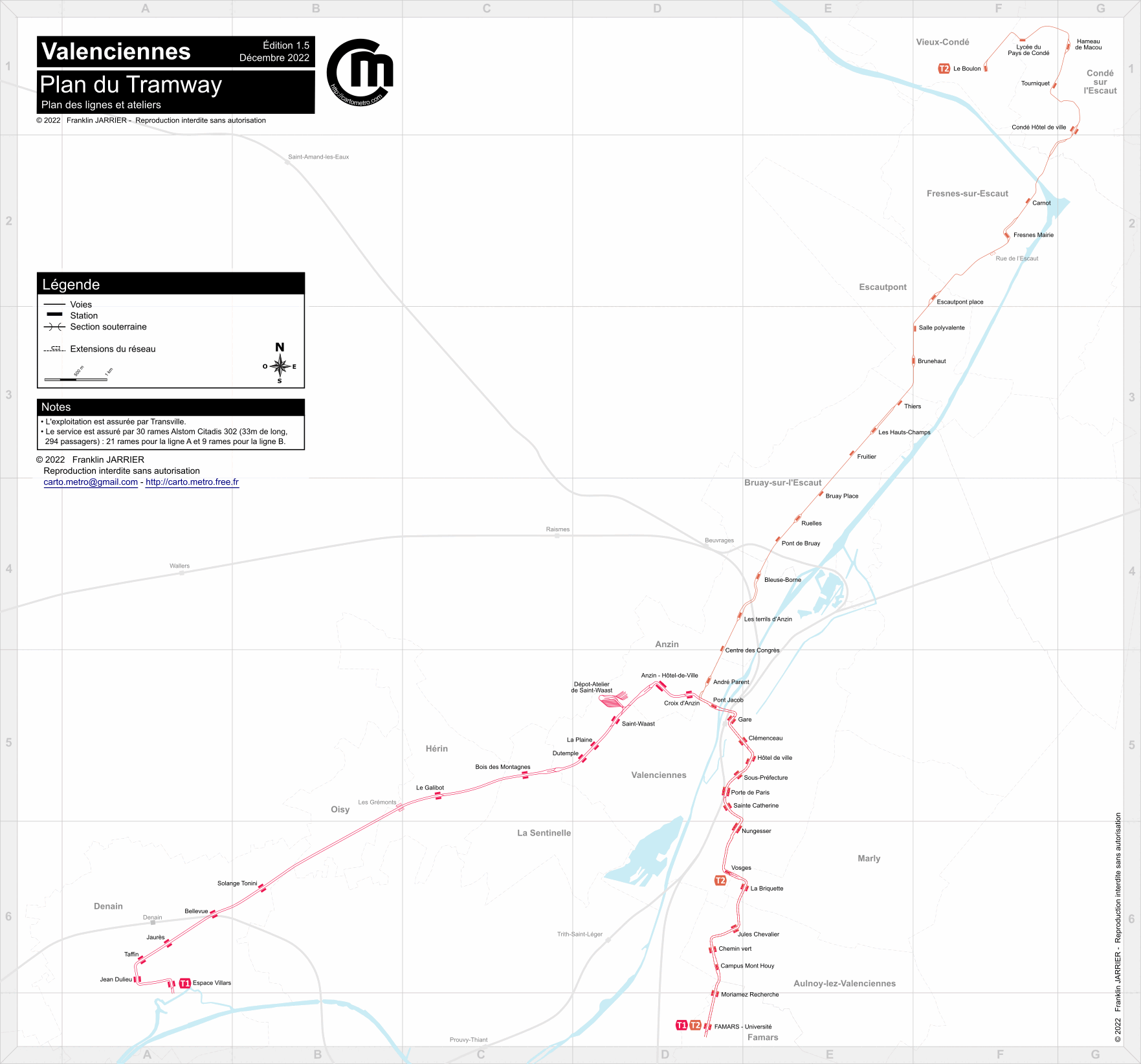 Valenciennes — Maps
