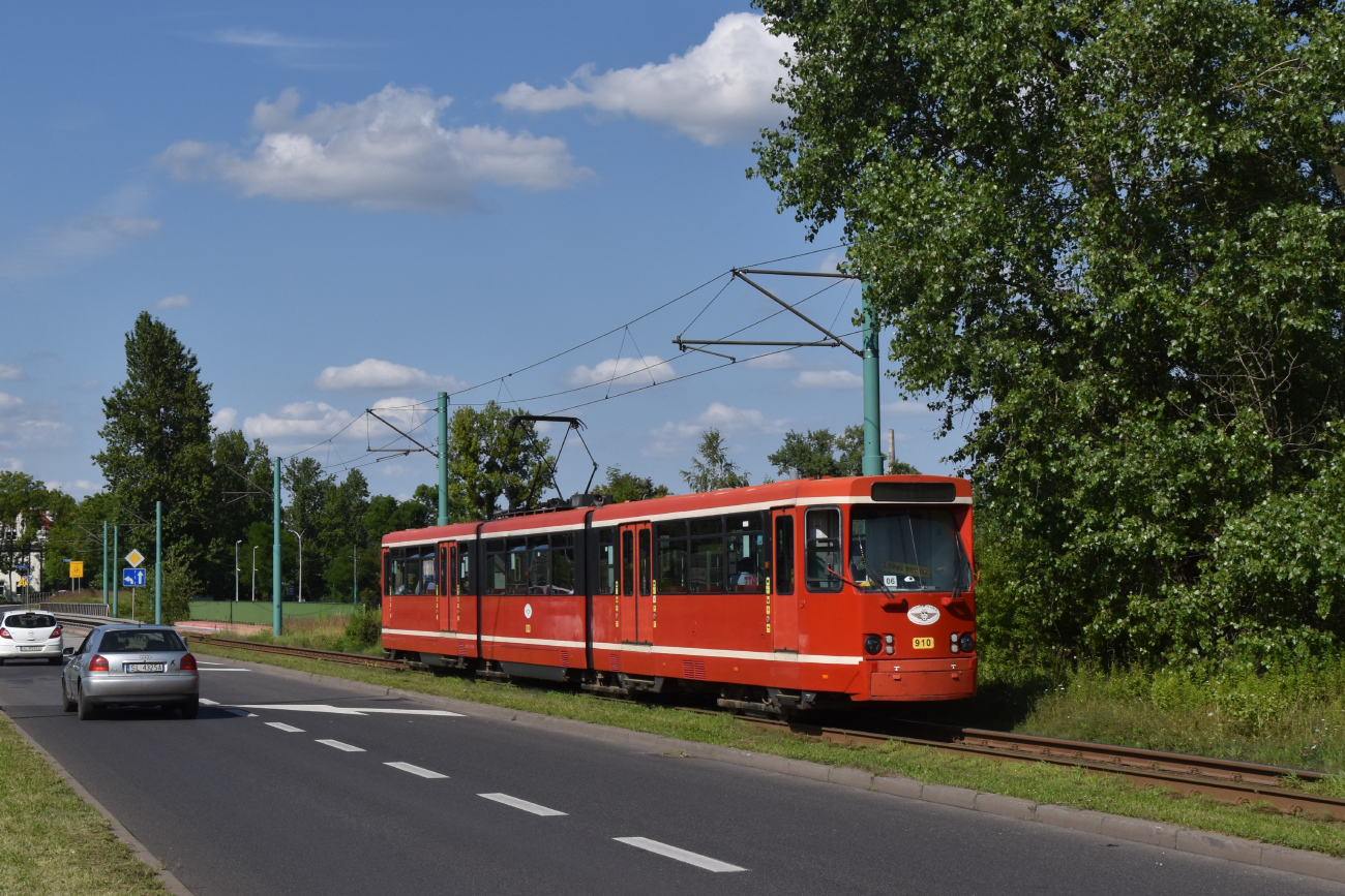 Силезские трамваи, Duewag Ptb № 910
