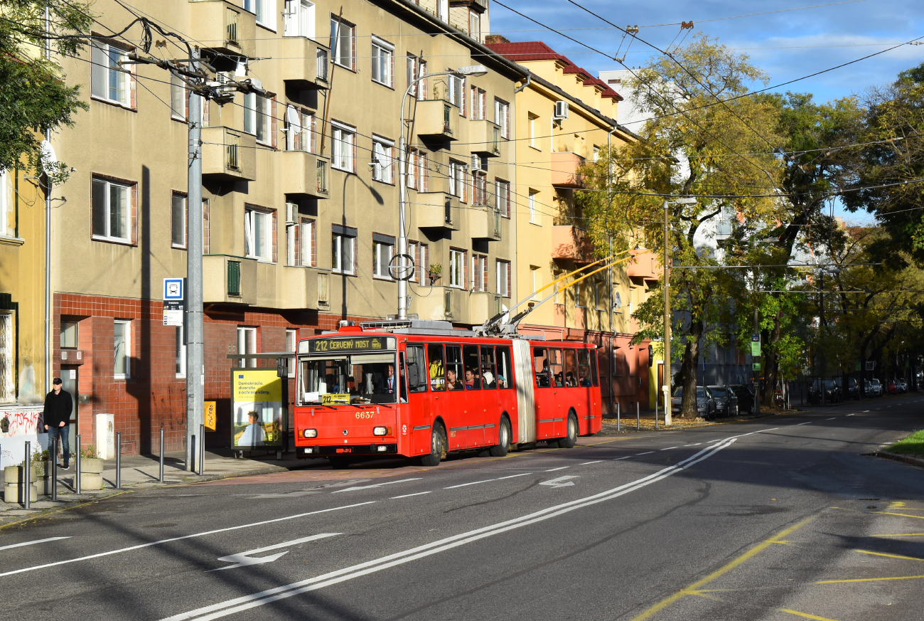Братислава, Škoda 15Tr13/6M № 6637; Братислава — Прощание с троллейбусами Škoda 15 TrM и их последний день работы