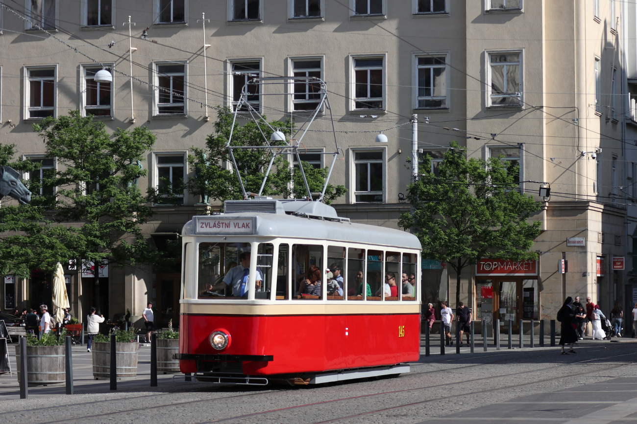 Brno, SBEPD 4MT4 N°. 145; Brno — Transport nostalgia 2023 and farewell to Škoda 14Tr and 15Tr trolleybuses