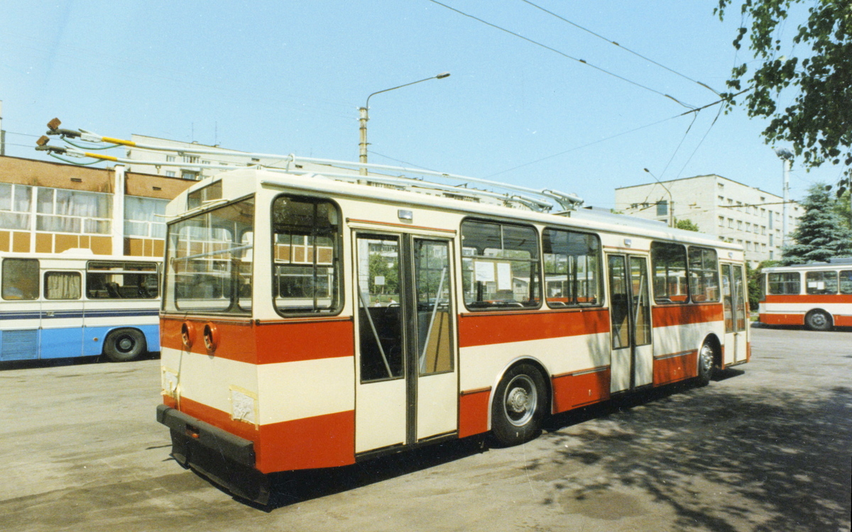 Львов, Škoda 14Tr05 № 595; Львов — Троллейбусное депо