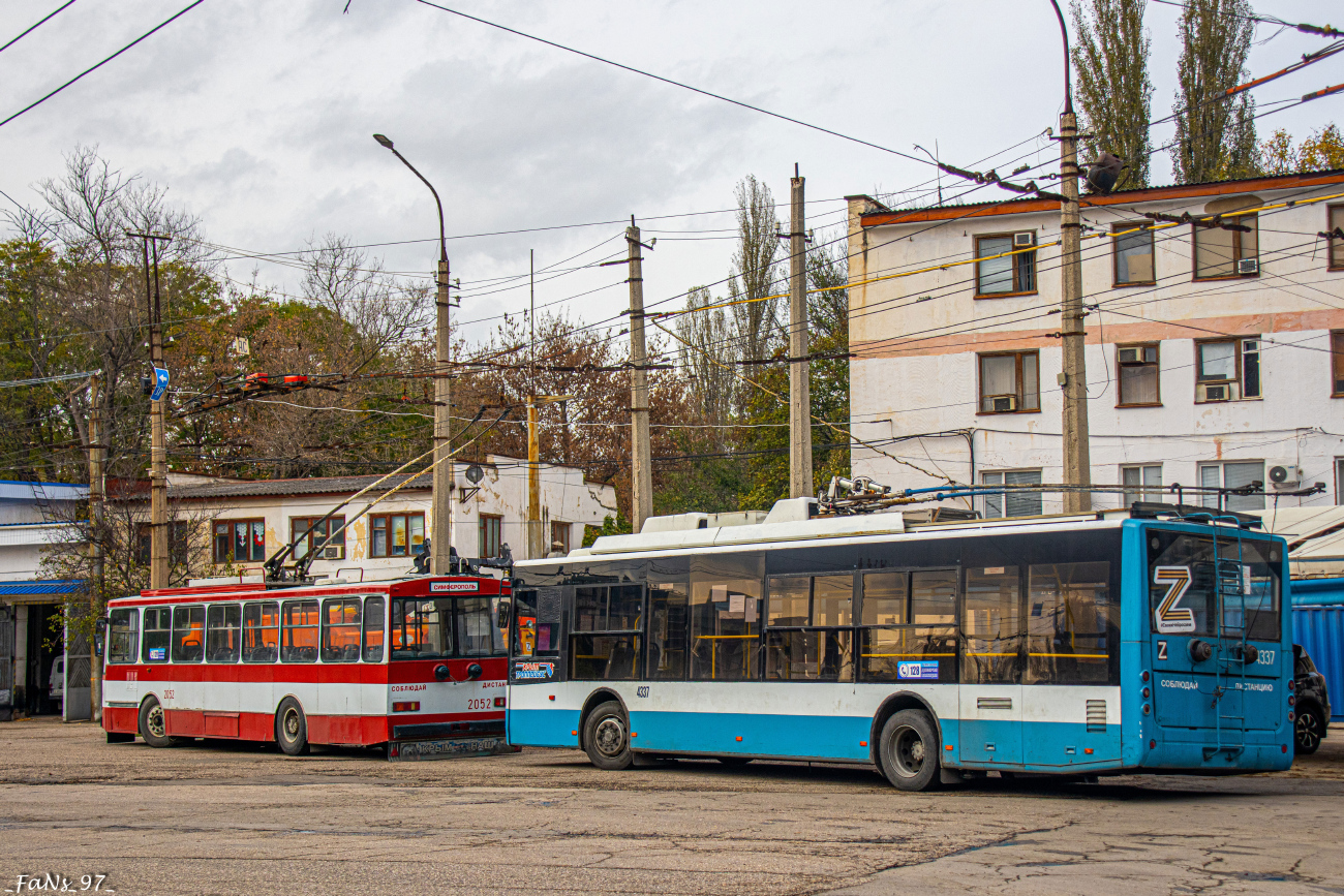 Крымский троллейбус, Богдан Т70110 № 4337