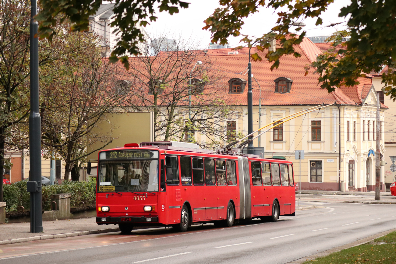 Братислава, Škoda 15Tr13/6M № 6635; Братислава — Прощание с троллейбусами Škoda 15 TrM и их последний день работы