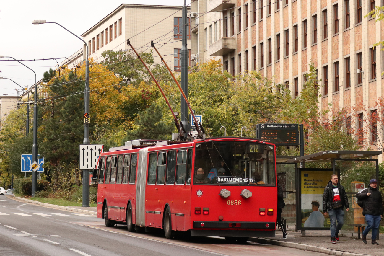 Братислава, Škoda 15Tr13/6M № 6636; Братислава — Прощание с троллейбусами Škoda 15 TrM и их последний день работы