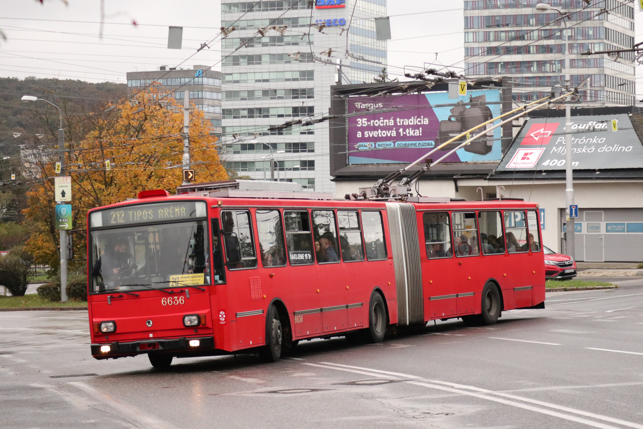 Братислава, Škoda 15Tr13/6M № 6636; Братислава — Прощание с троллейбусами Škoda 15 TrM и их последний день работы