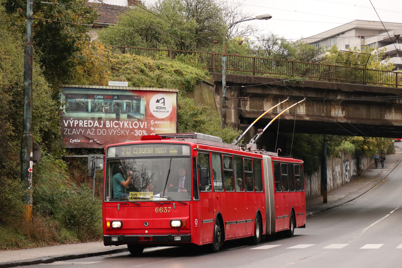Братислава, Škoda 15Tr13/6M № 6637; Братислава — Прощание с троллейбусами Škoda 15 TrM и их последний день работы