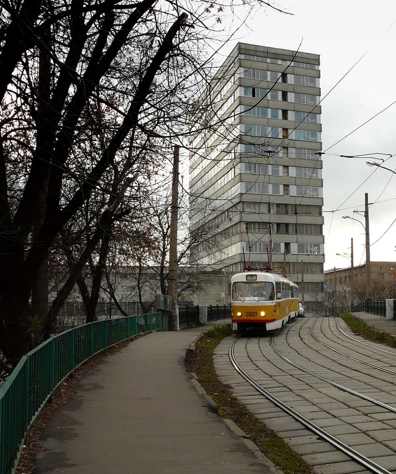 Москва, Tatra T3SU № 3801; Москва — Разные фотографии