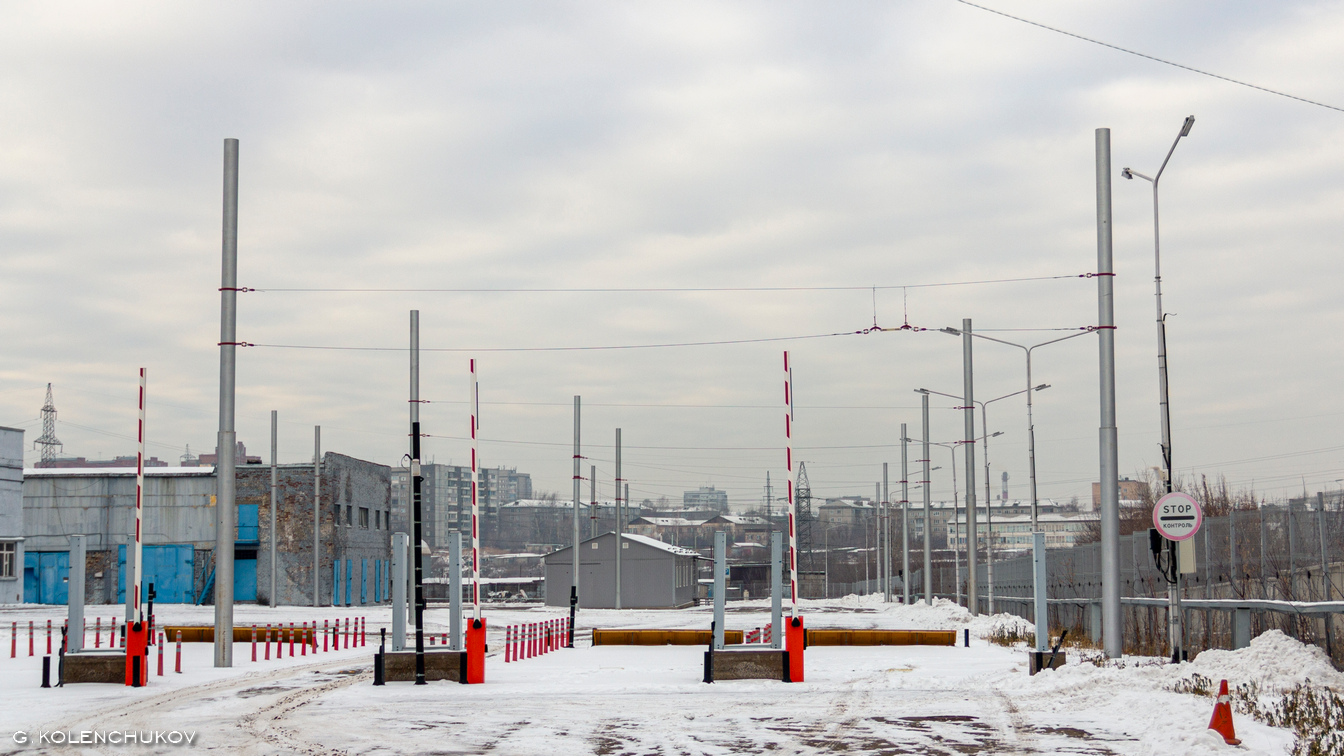 Красноярск — Подготовка ко вводу в эксплуатацию троллейбусного депо в Телевизорном переулке (2023)