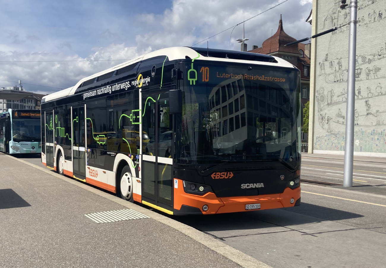 Solothurn, Scania Citywide II LF BEV № 100
