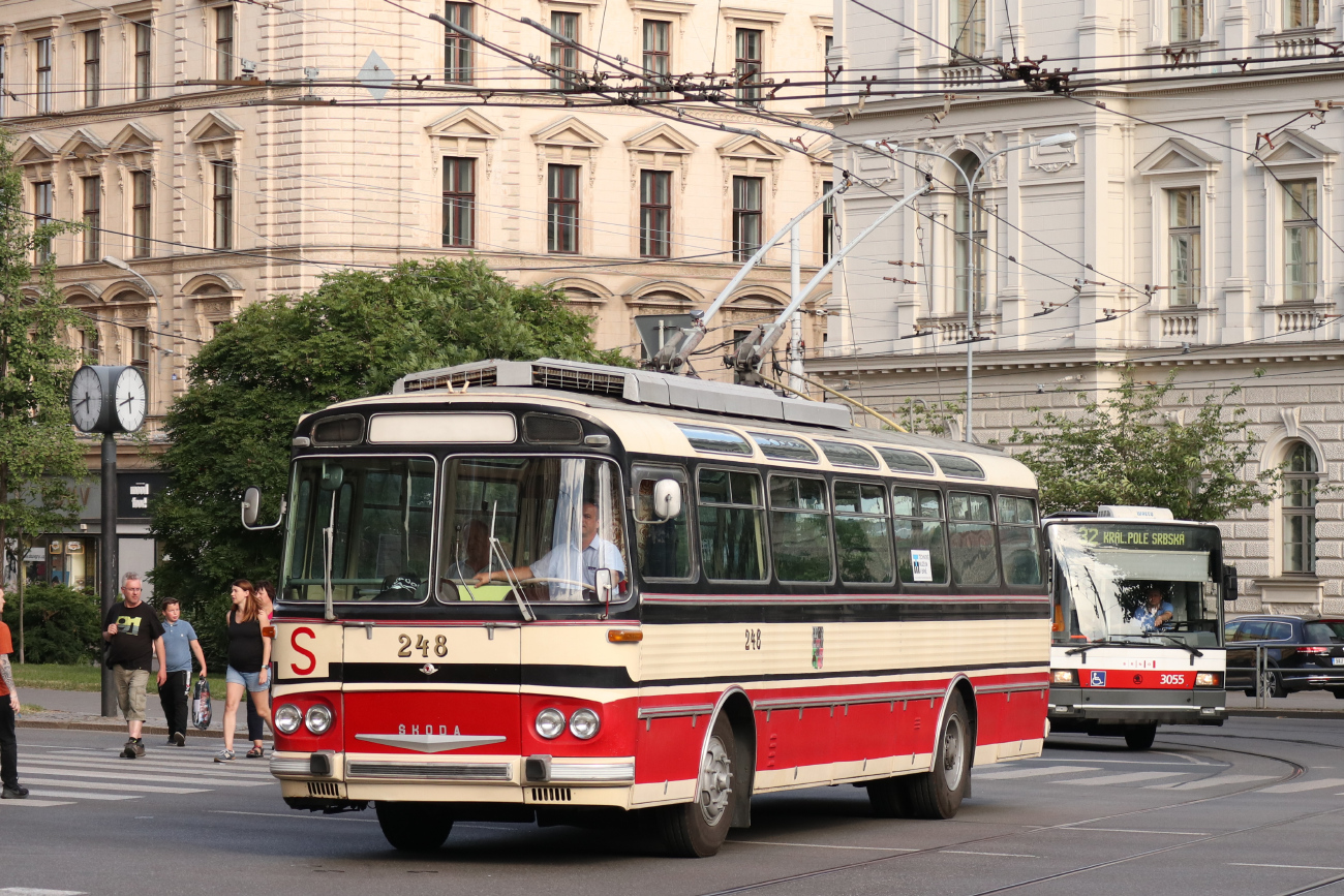 Брно, Škoda T11/0 № 248; Брно — Транспортная ностальгия 2023 года и прощание с троллейбусами Шкода 14Тр и 15Тр