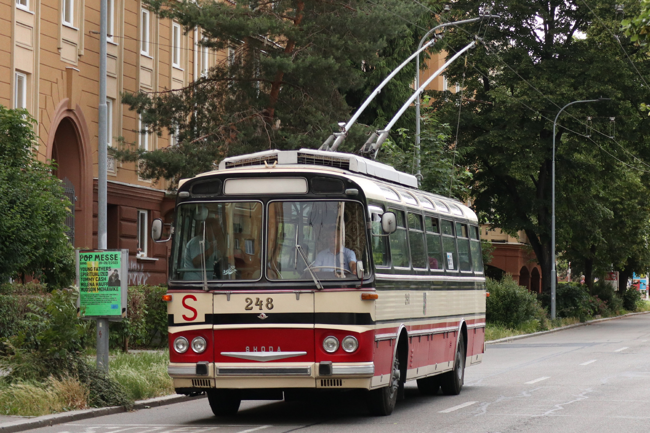 Брно, Škoda T11/0 № 248; Брно — Транспортная ностальгия 2023 года и прощание с троллейбусами Шкода 14Тр и 15Тр