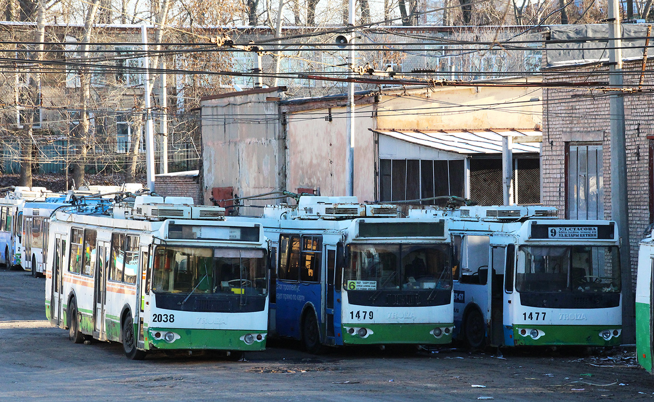 Пенза, ЗиУ-682Г-016.02 № 2038; Пенза — Троллейбусные депо/парки