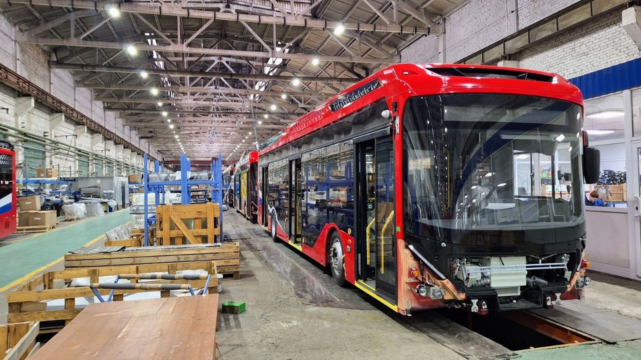 Briansk — New trolleybuses; Engels — Products of LLC "PC Transport systems"; Engels — Trolleybus plant